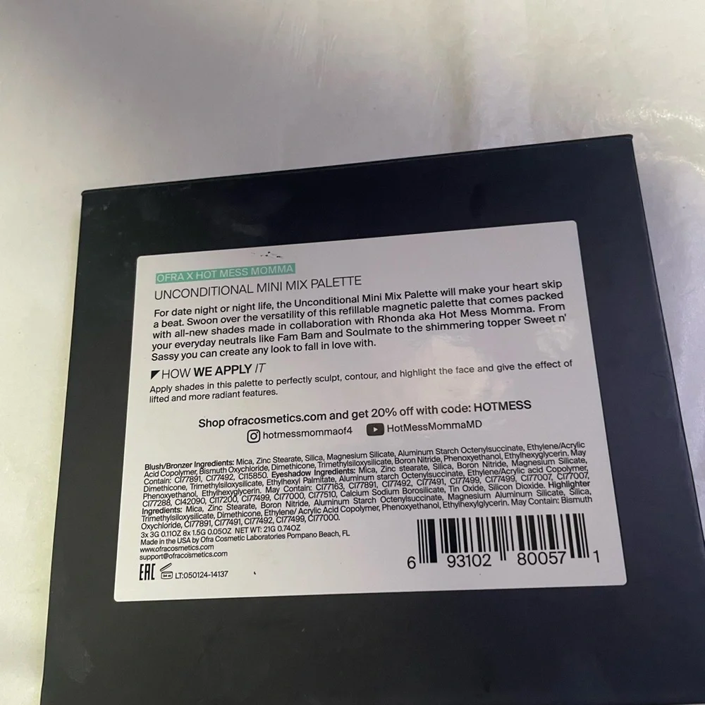 OFRA Unconditional Mini Mix Palette New